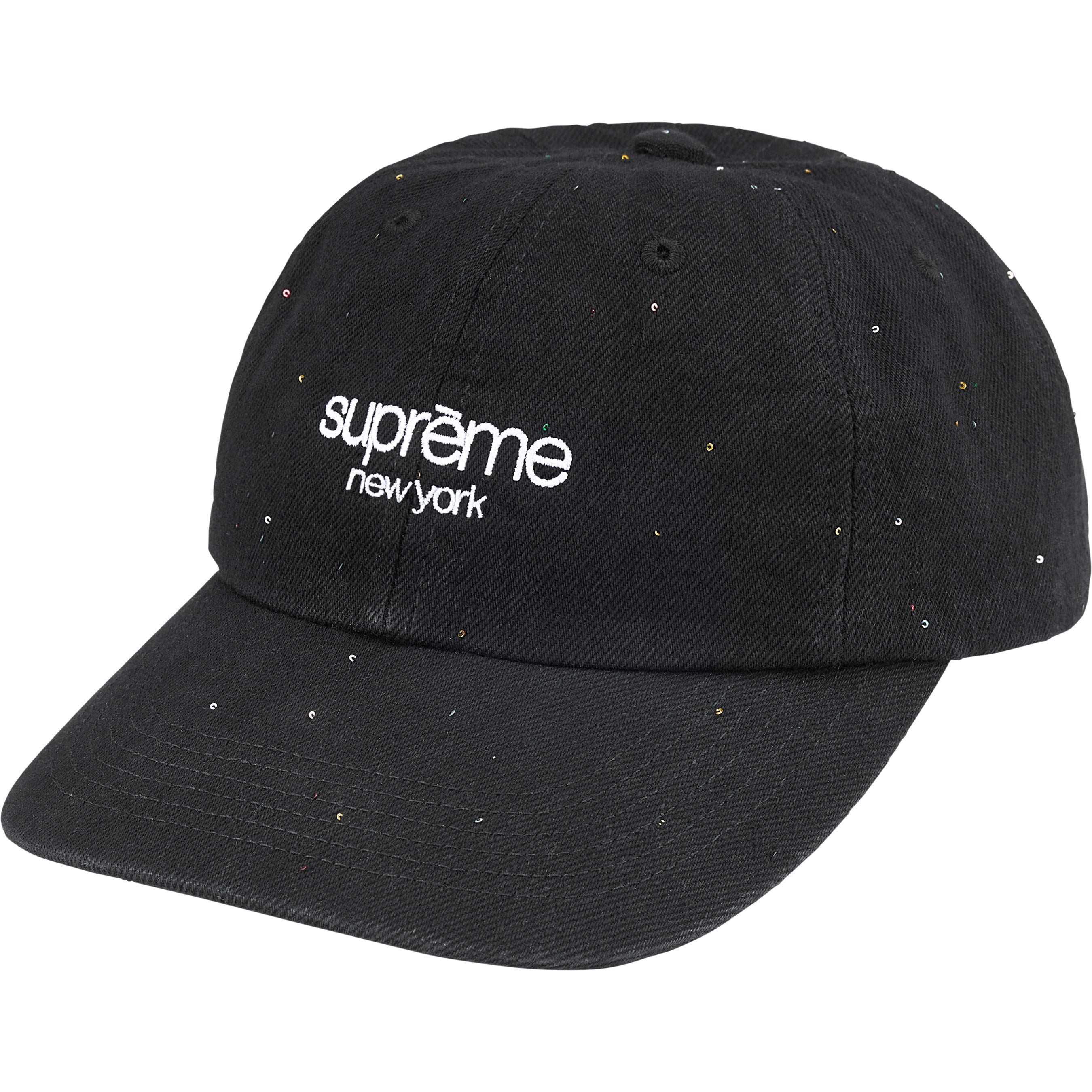 Sequin Denim Classic Logo 6-Panel view 4